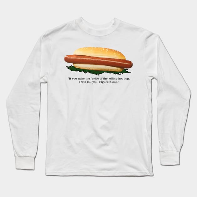 The Gadsden Hotdog Long Sleeve T-Shirt by MacSquiddles